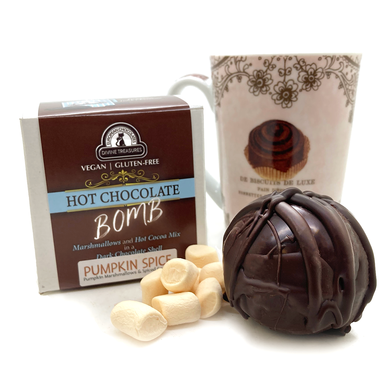 Ultimate Vegan Hot Chocolate Bomb — Divine Treasures Chocolates